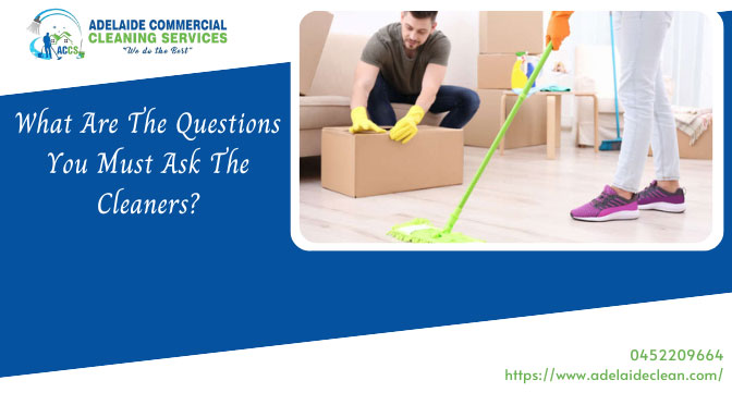 What Are The Questions You Must Ask The Cleaners?
