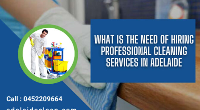What Is The Need Of Hiring Professional Cleaning Services In Adelaide?
