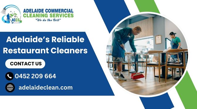 Restaurant cleaning service in Adelaide kitchen